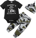 Newborn Baby Boy Clothes Outfits Infant Boy Letter Print Romper Pants Clothing Set